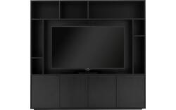 Goossens basic tv meubel madrid zwart melamine - 8231540-05